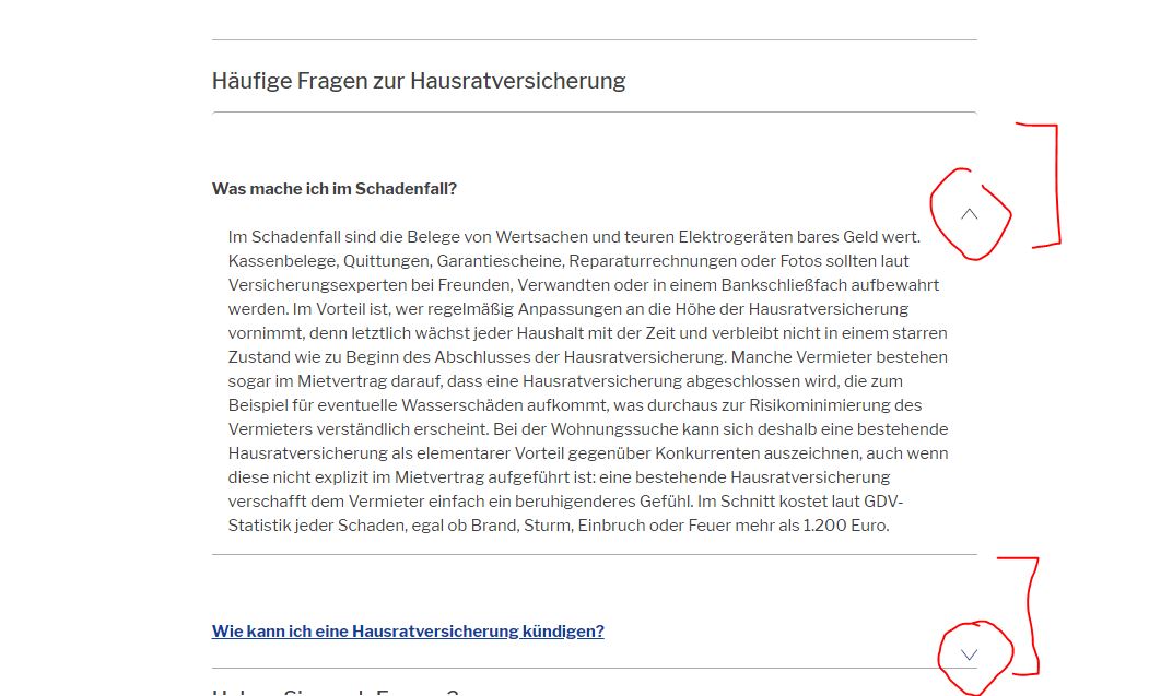 Zerbrochenes Design - defektes Markup - erzeugt durch WordPress Zugriff auf natives HTML Markup